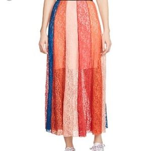 maje jupiter nwt skirt rainbow size 1